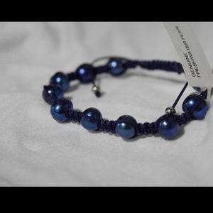 Blue Freshwater Pearl Bracelet